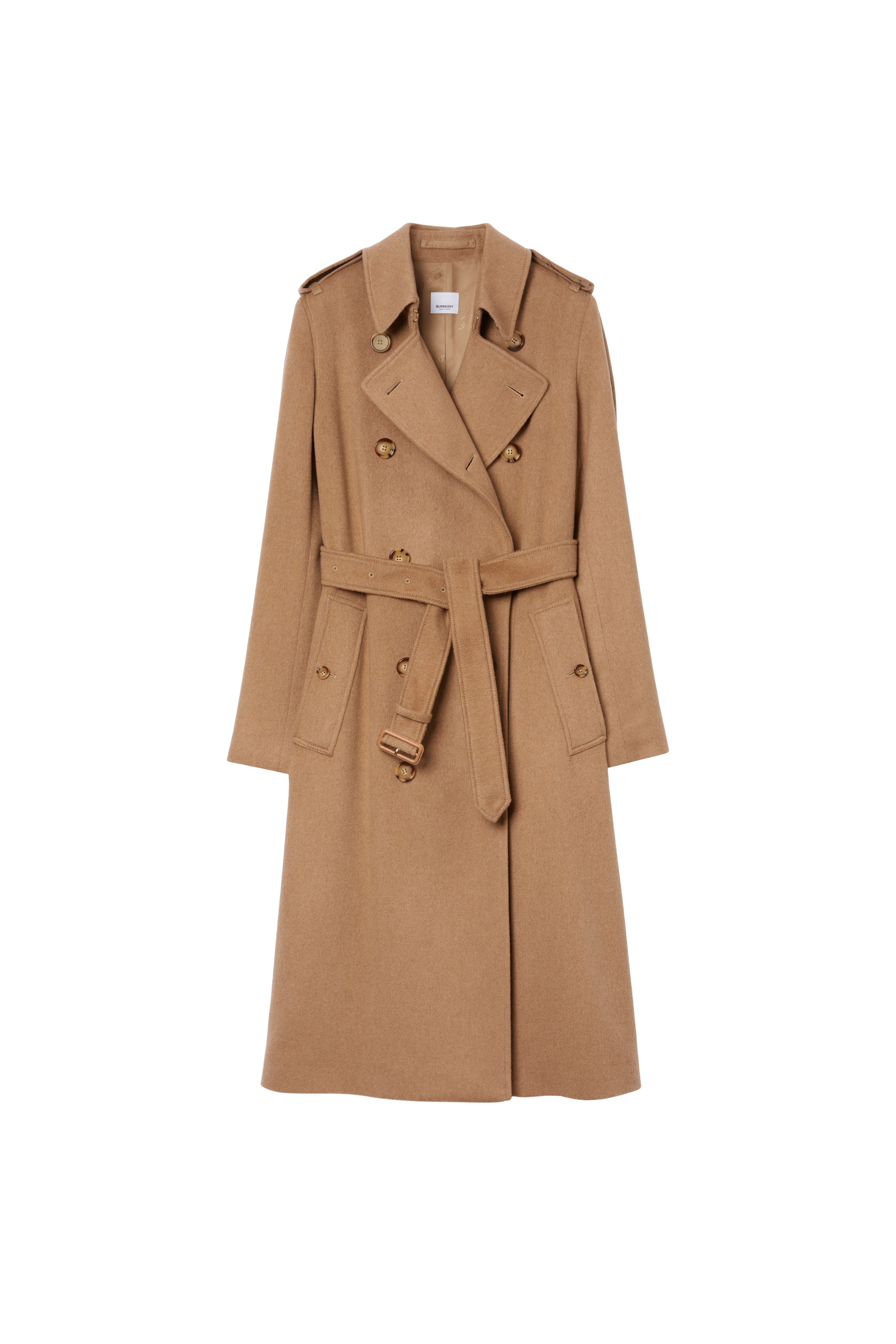 Long Cashmere Blend Kensington Trench Coat (Women) | Nordstrom
