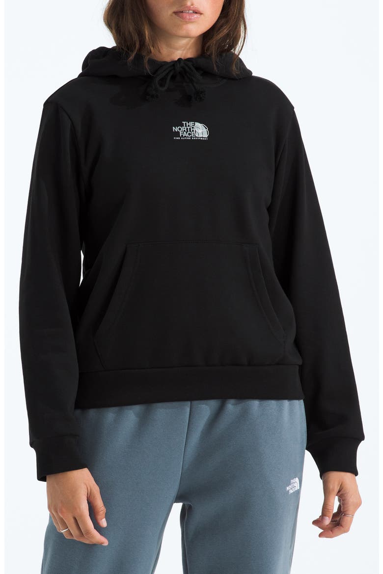 Floral Alpine Hoodie, Main, color, TNF BLACK