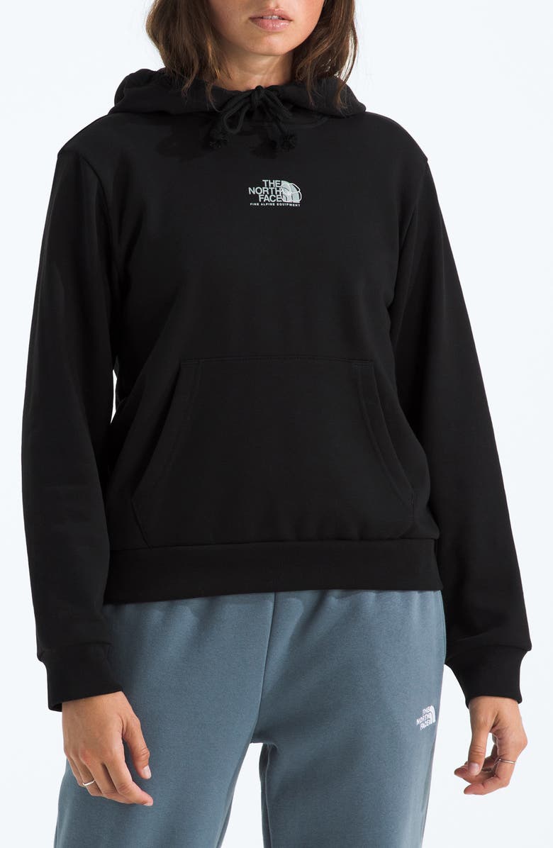 The North Face Floral Alpine Hoodie, Main, color, Tnf Black