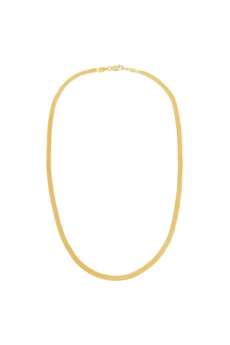 Herringbone Chain Necklace, Alternate, color, Gold - 18 Inch