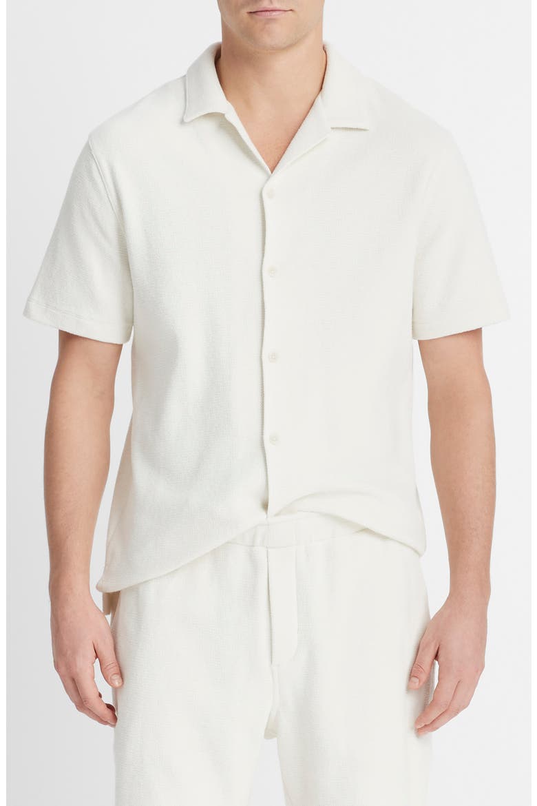 Bouclé Pull-On Shorts, Main, color, BONE