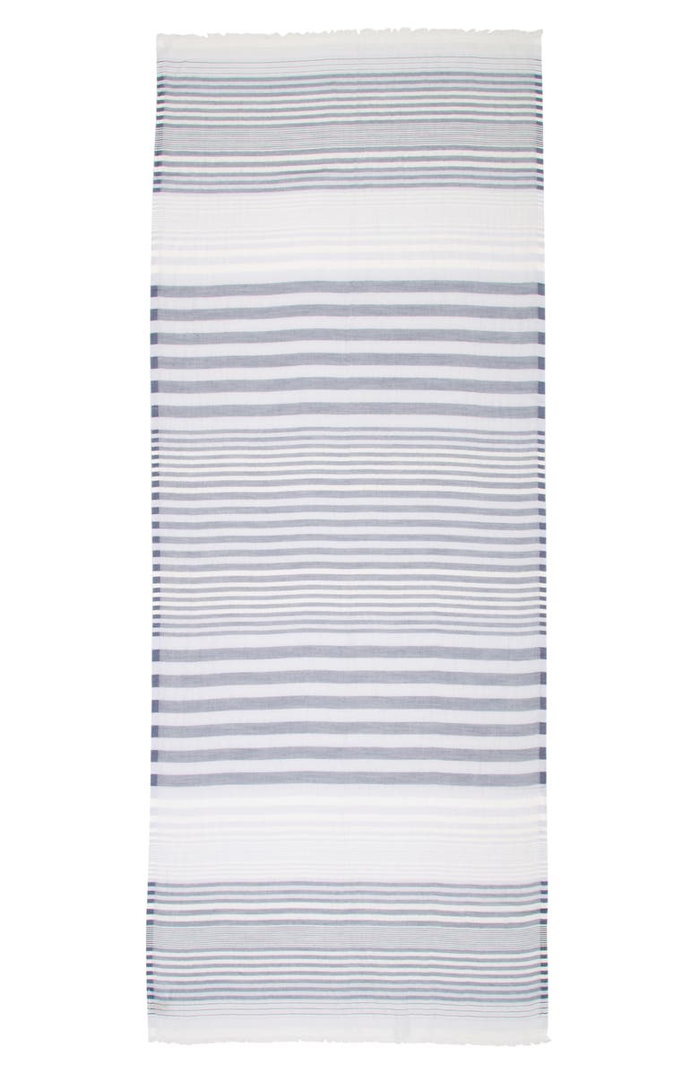 Faherty Variegated Stripe Wrap Scarf, Alternate, color, 