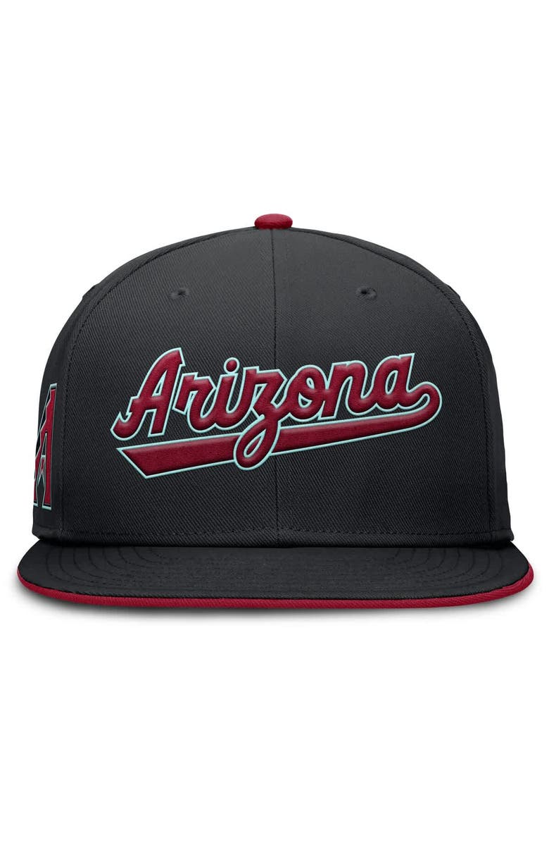 Nike Men's Nike Black Arizona Diamondbacks True Performance Fitted Hat, Alternate, color, Black