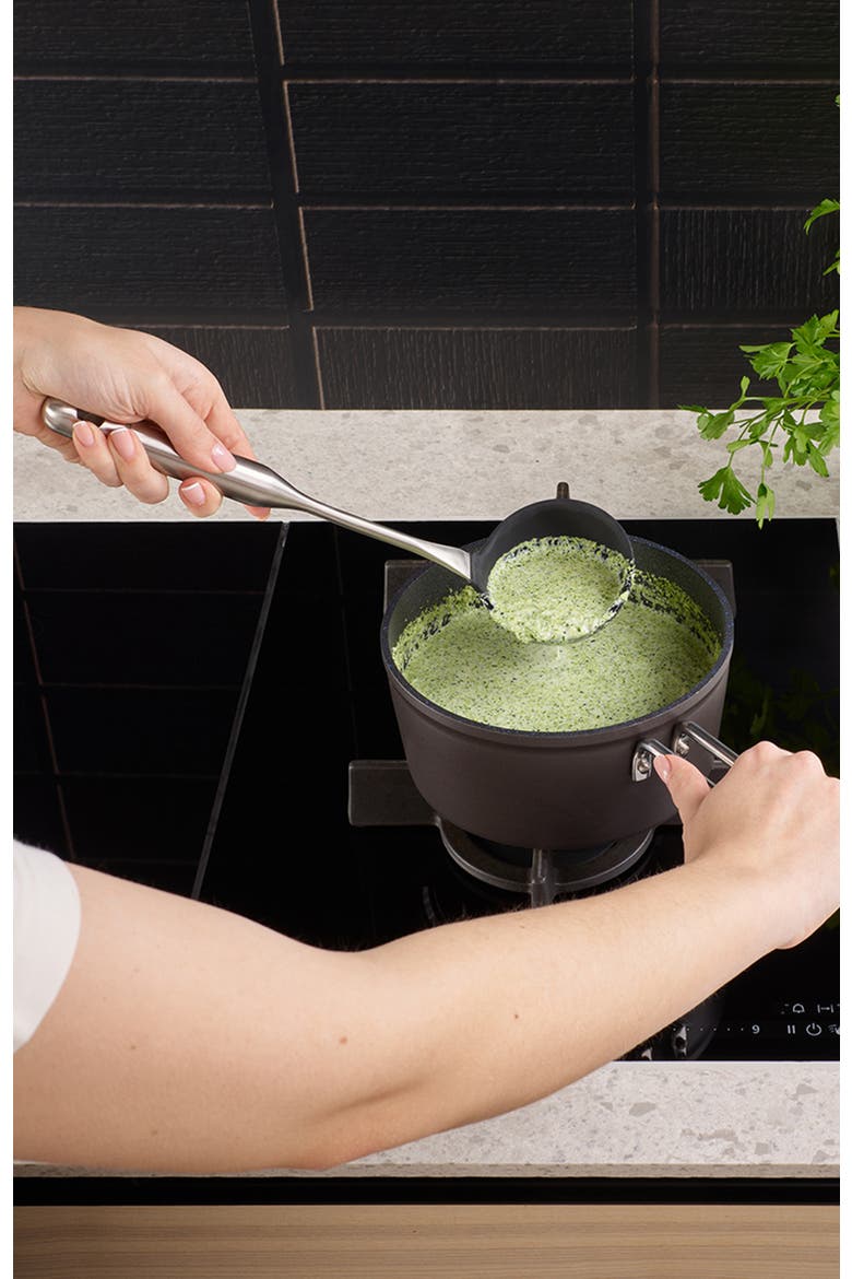 Essential silicone ladle, Alternate, color, Metallic Silver
