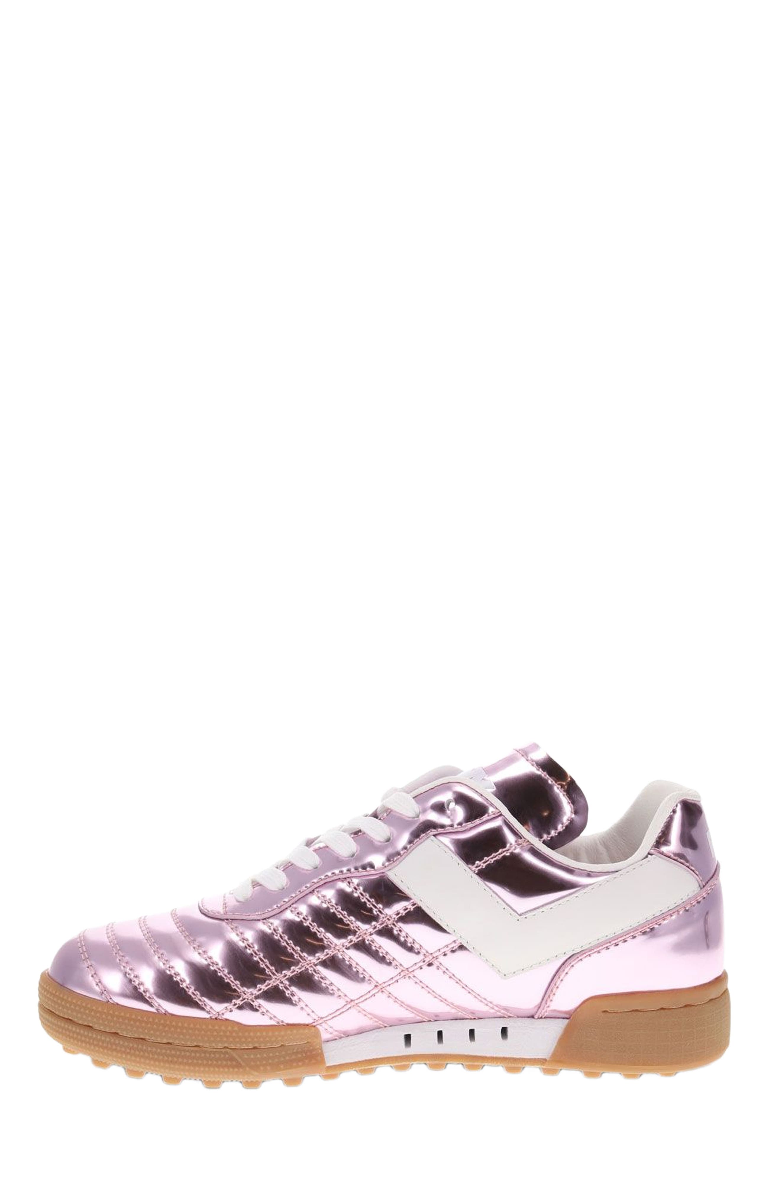 PONY Madrid 82 Metallic Sneakers, Alternate, color, Rose Gold/White