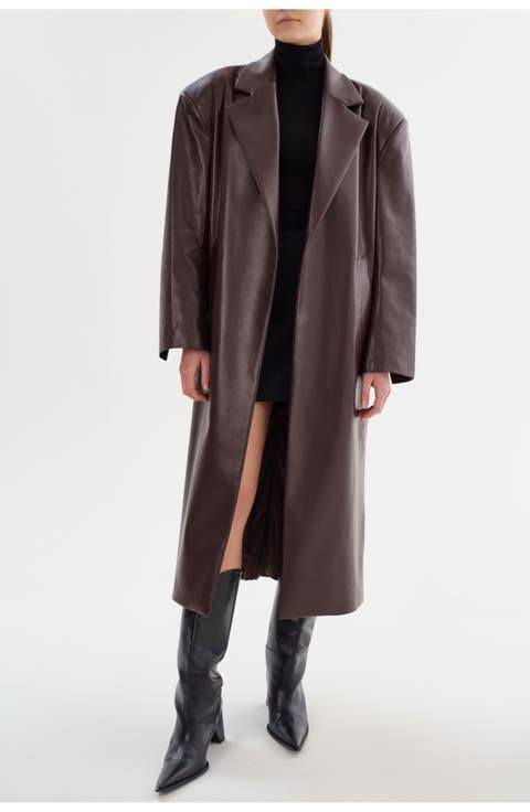 Janelle | Recycled Leather Coat