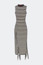 SIMONMILLER Sabine Fringe Knit Dress