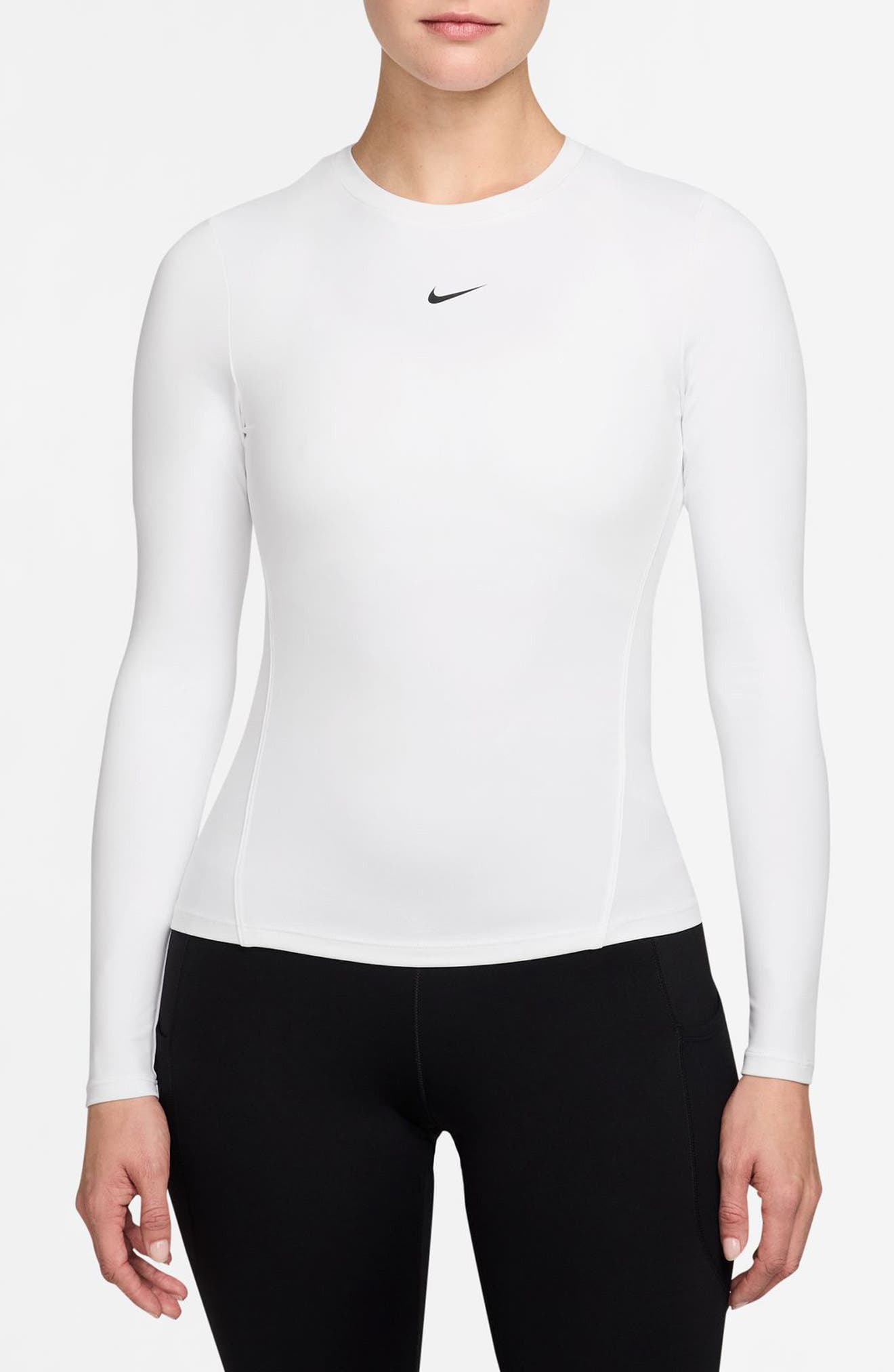 One Dri-FIT Fitted Long Sleeve Performance Tee