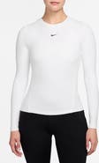 Nike One Dri-FIT Fitted Long Sleeve Performance Tee