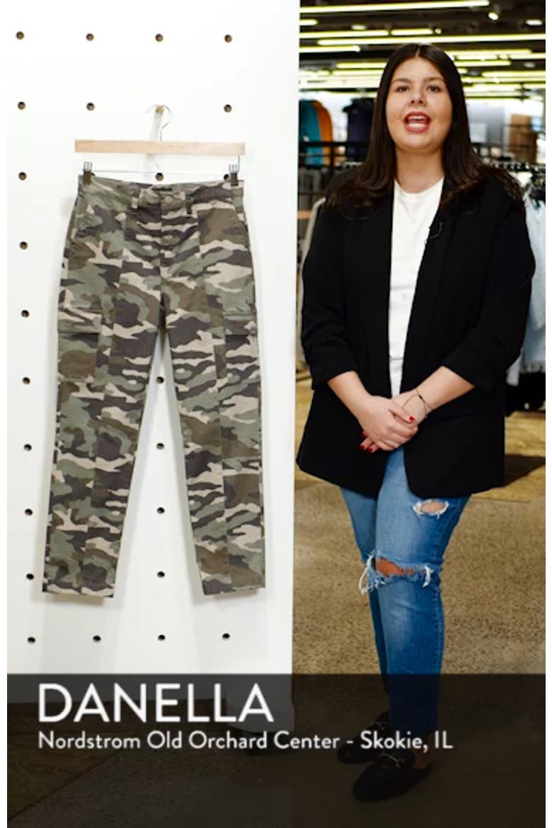 Camo Straight Leg Cargo Pants video