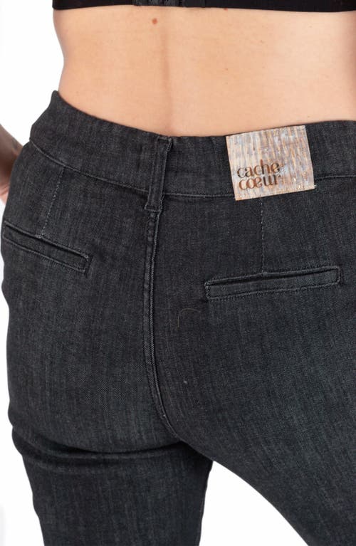 Cache Coeur Sabrina Flare Pregnancy And Post Partum Jeans In Black
