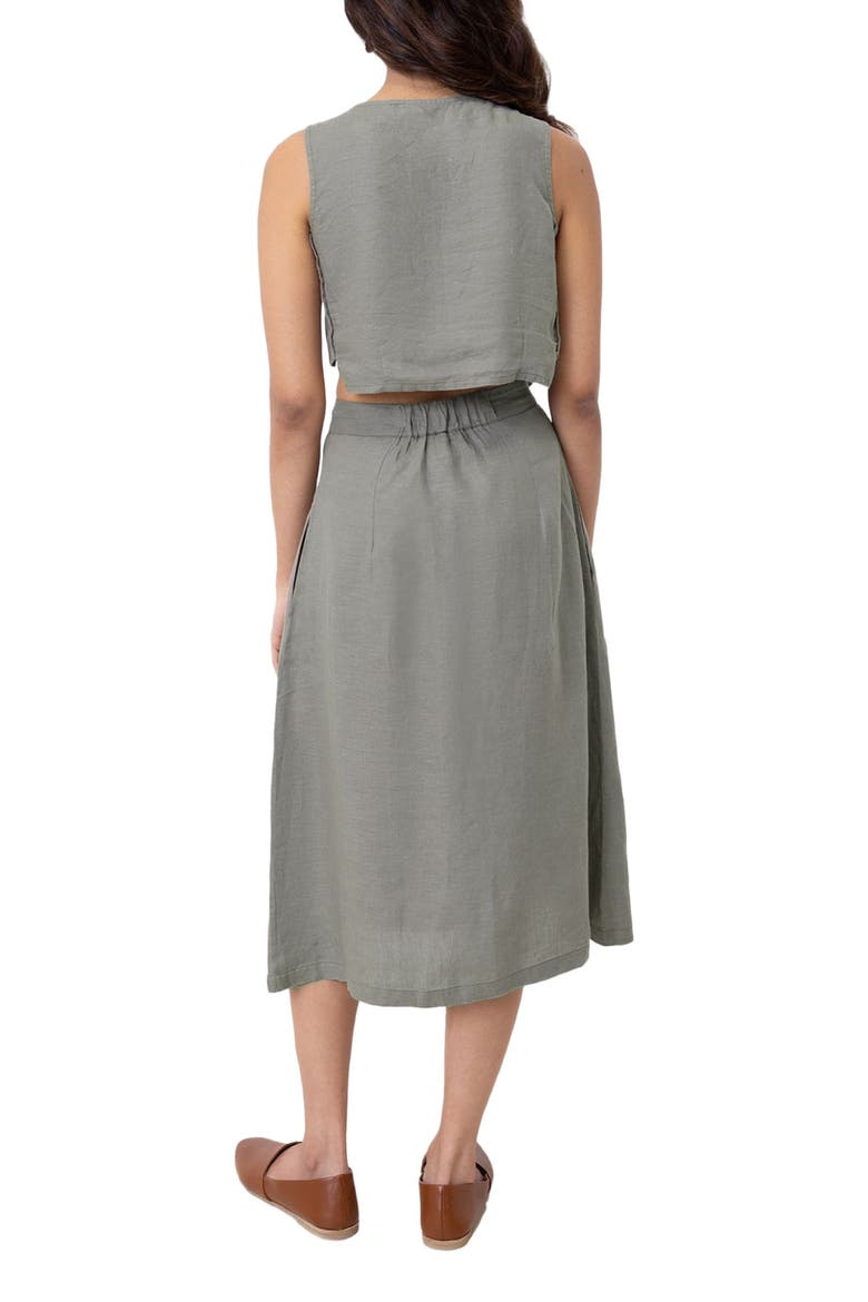 Boxy Crop Top, Alternate, color, Hemp Dark Green
