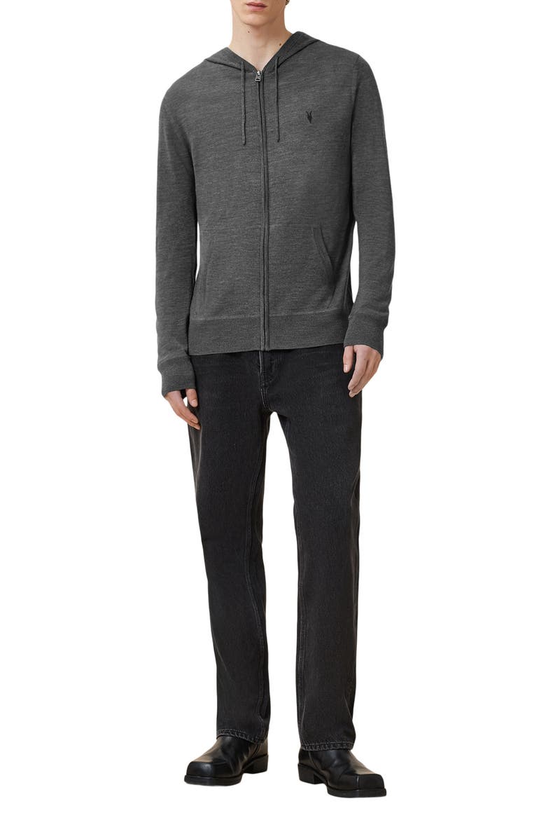 Mode Merino Wool Hoodie, Alternate, color, MONUMENT GREY
