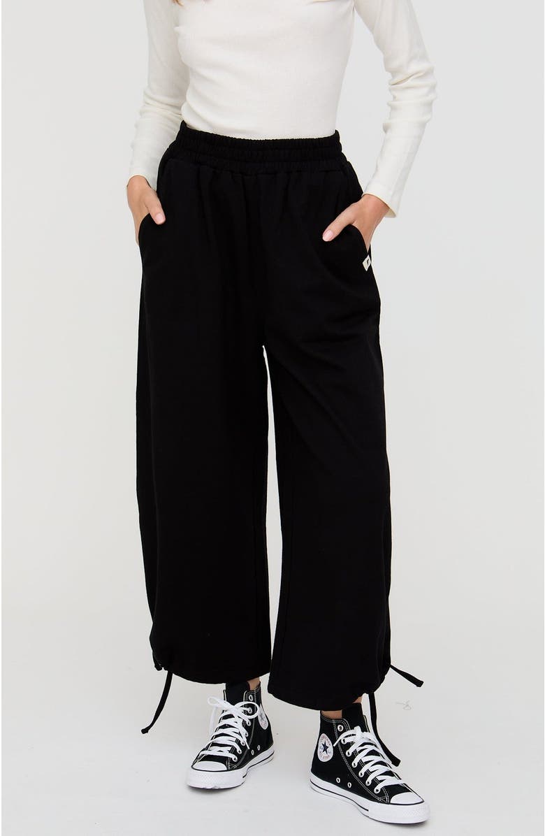 Turtledove London Organic Cotton Kit trouser, Alternate, color, Black