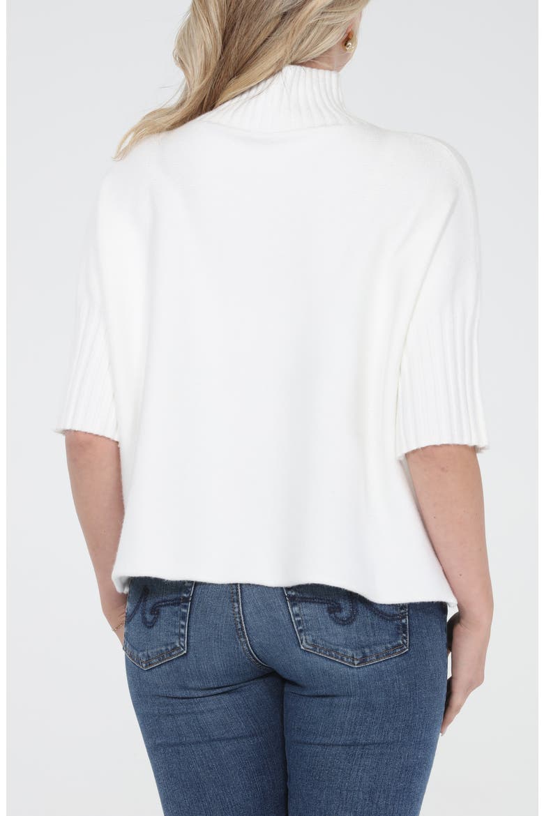 Mock Neck Boxy Sweater, Alternate, color, IVORY
