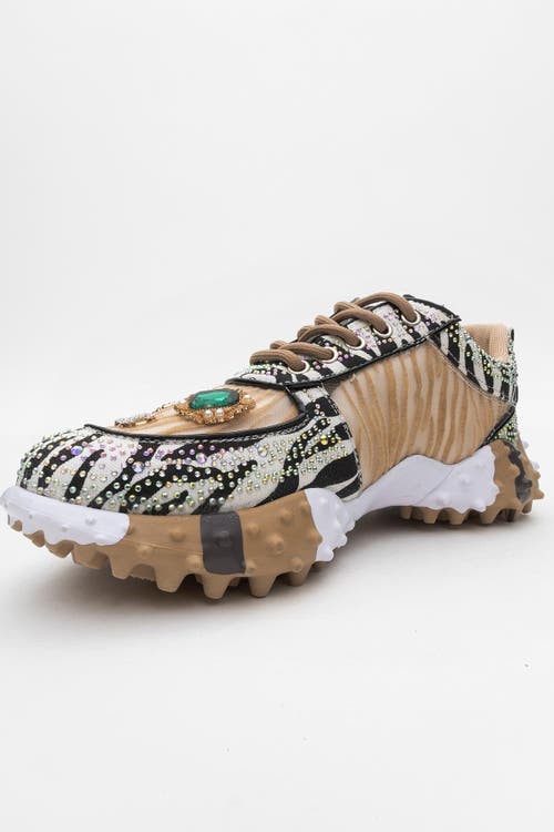 Prologue Shoes Vero Jewel Sneakers In Multi