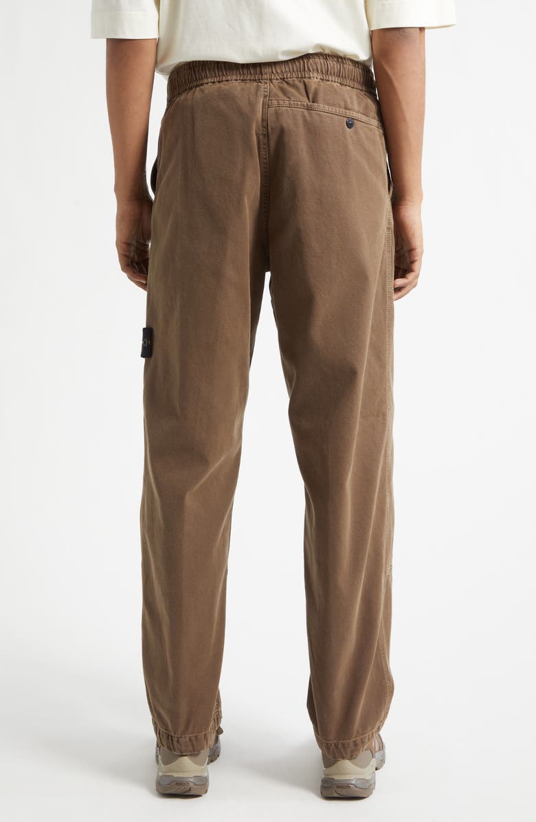 Stone Island Garment Dye Cotton Cargo Pants, Alternate, color, Umber