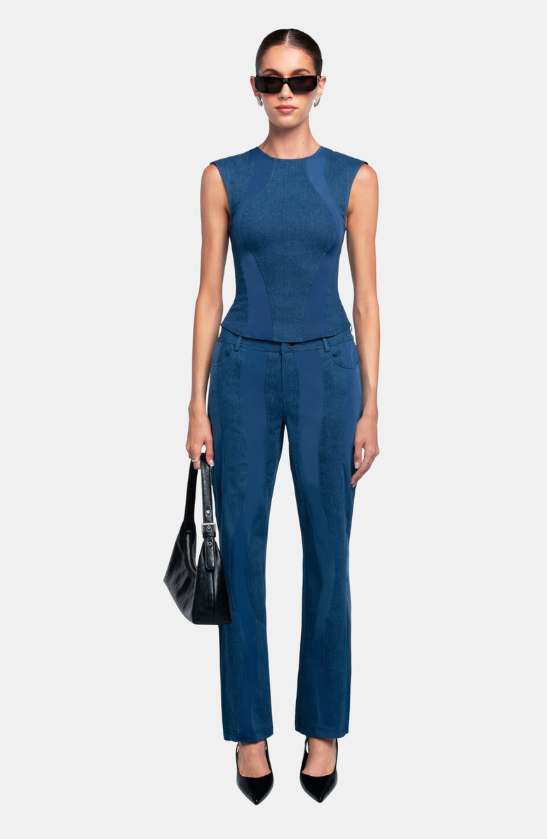 OW Collection KENNA Top, Alternate, color, Blue
