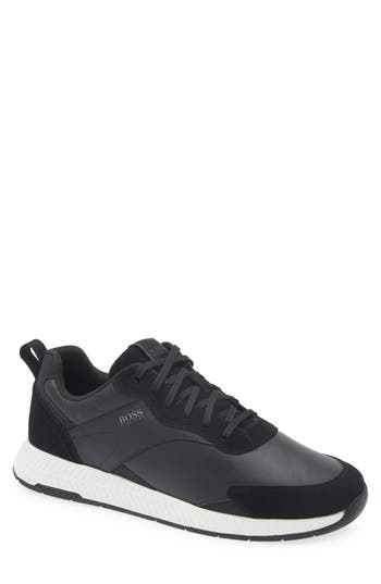 Hugo Boss Boss Titanium Runn Sneaker In Blue