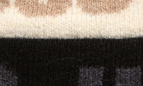 Ugg ® Logo Jacquard Beanie In Black