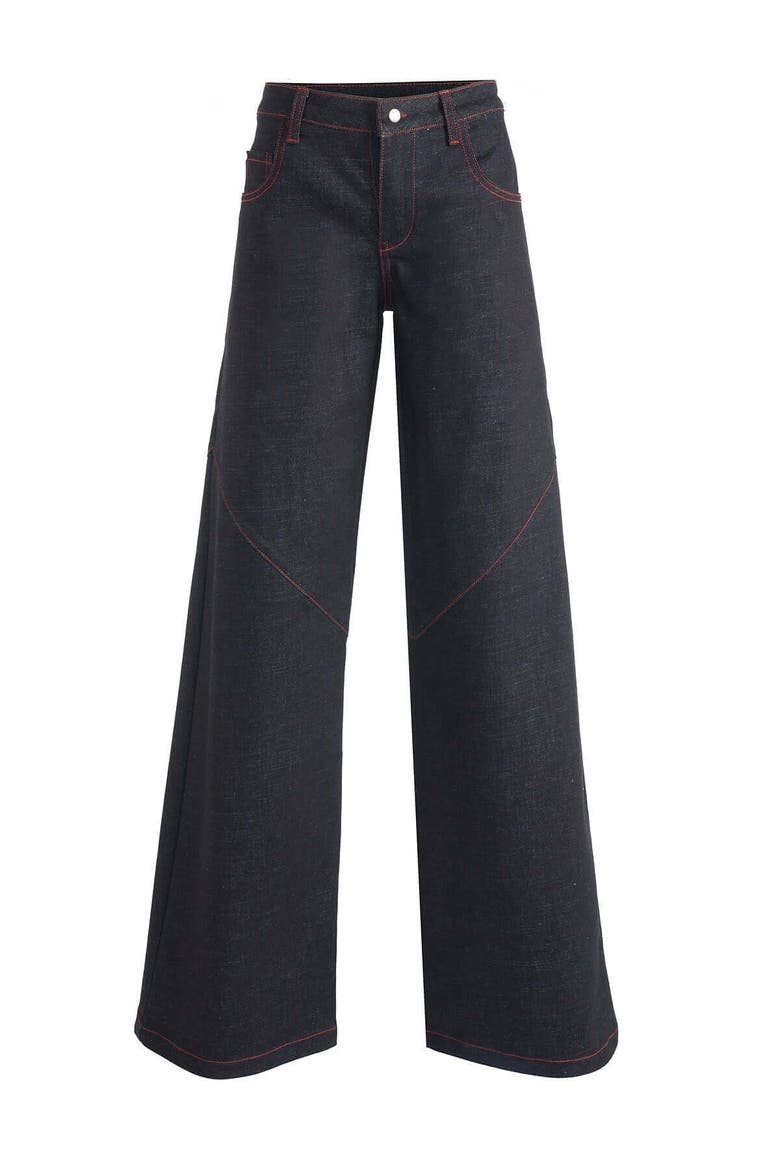 Davidson Wide Leg Pants, Alternate, color, Deep Blue