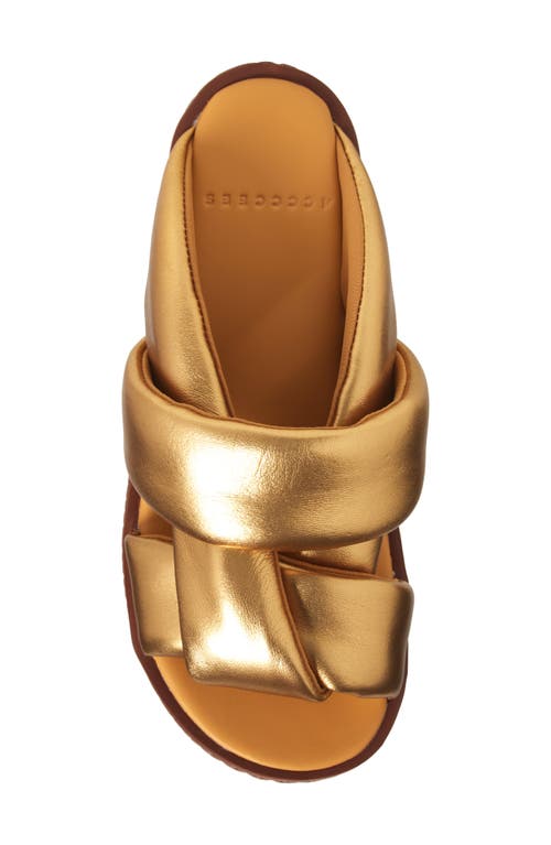 4ccccees Plia Semo Platform Sandal In Gold