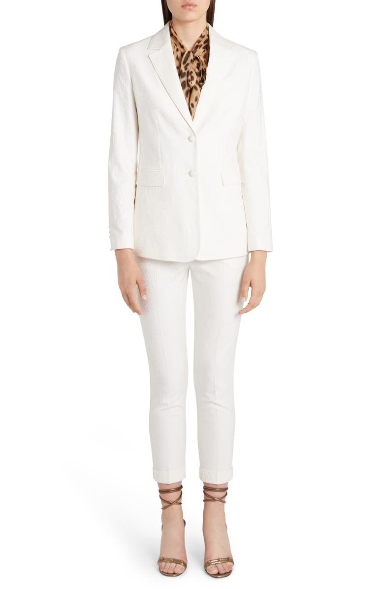 Etro Cotton Blend Blazer, Alternate, color,