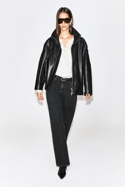Chord Straight-Leg Jeans
