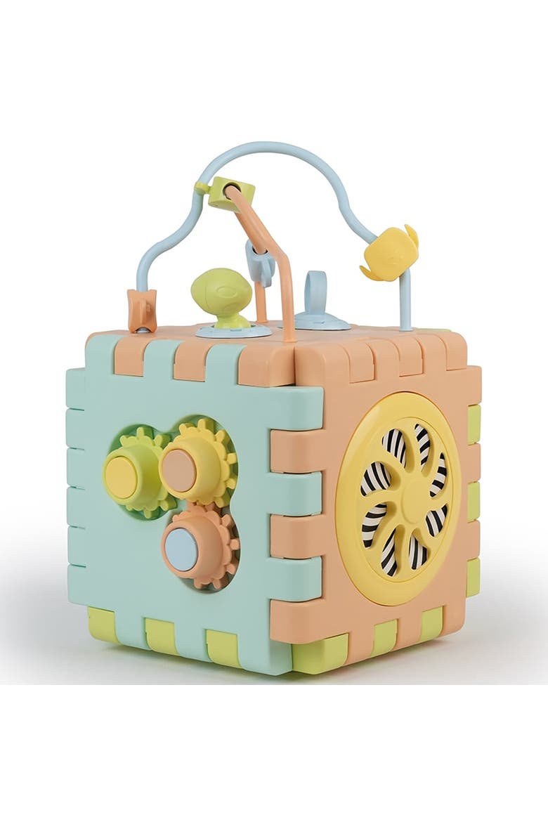 2 In 1 Educational Cube & Puzzle, Toddlers and Kids 12mo+, Alternate, color, Multicolored