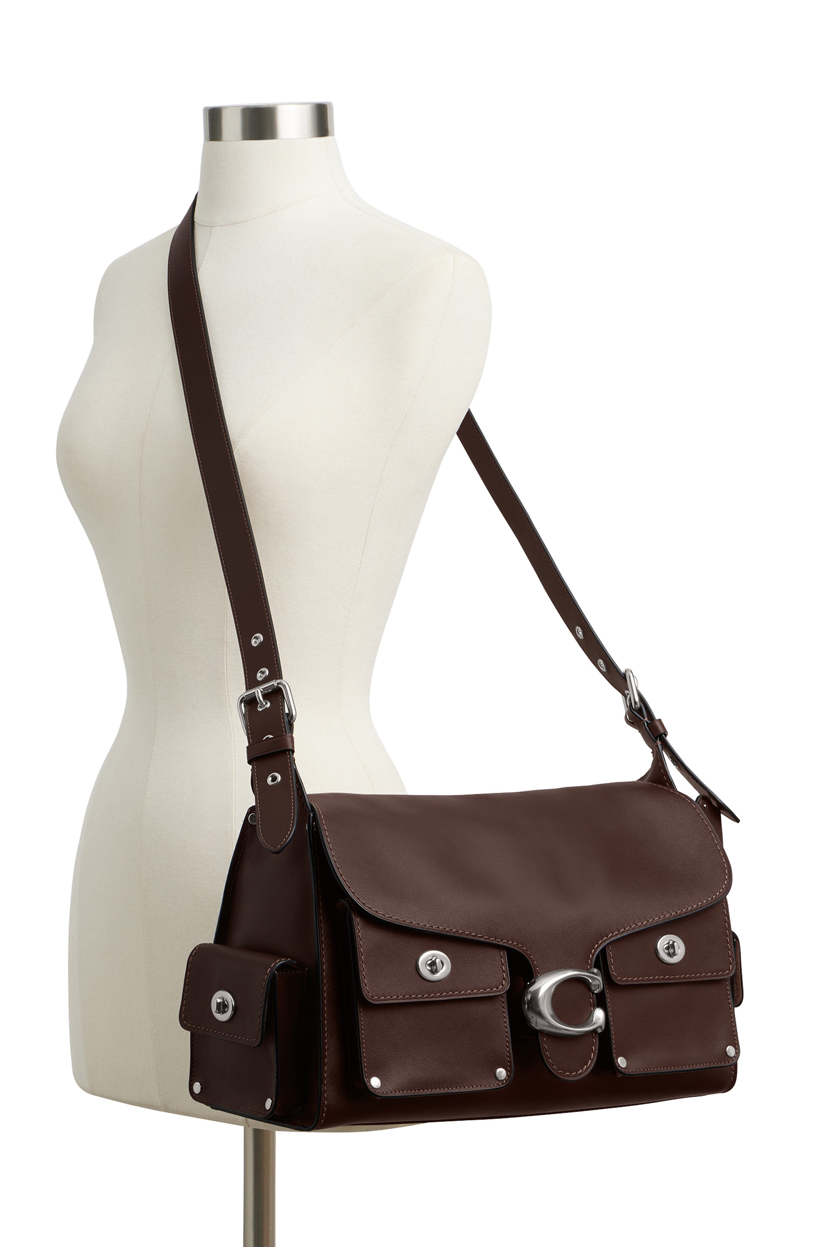 COACH Tabby 36 Cargo Bag, Alternate, color, Maple