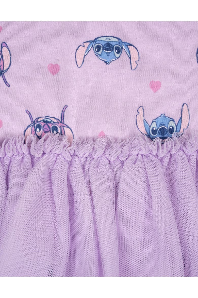 Lilo & Stitch Tutu Bodysuit, Alternate, color, Stitch Angel Purple