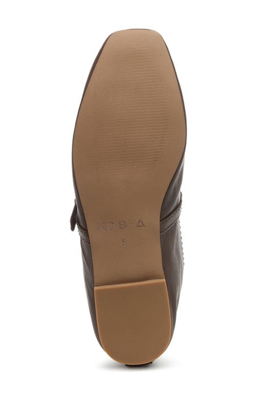 Kelsi Dagger Brooklyn Ferry Mary Jane Loafers In Brown