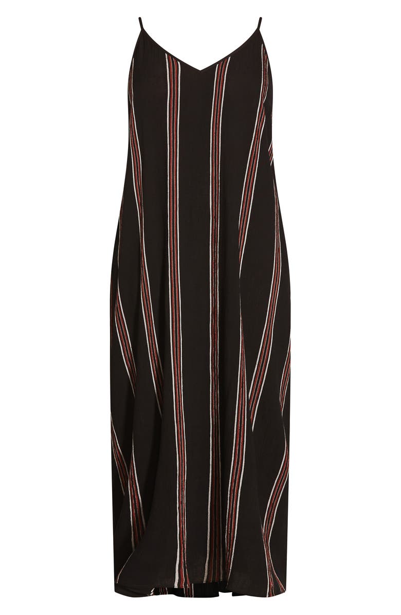 City Chic Resort Stripe Maxi Dress, Alternate, color,