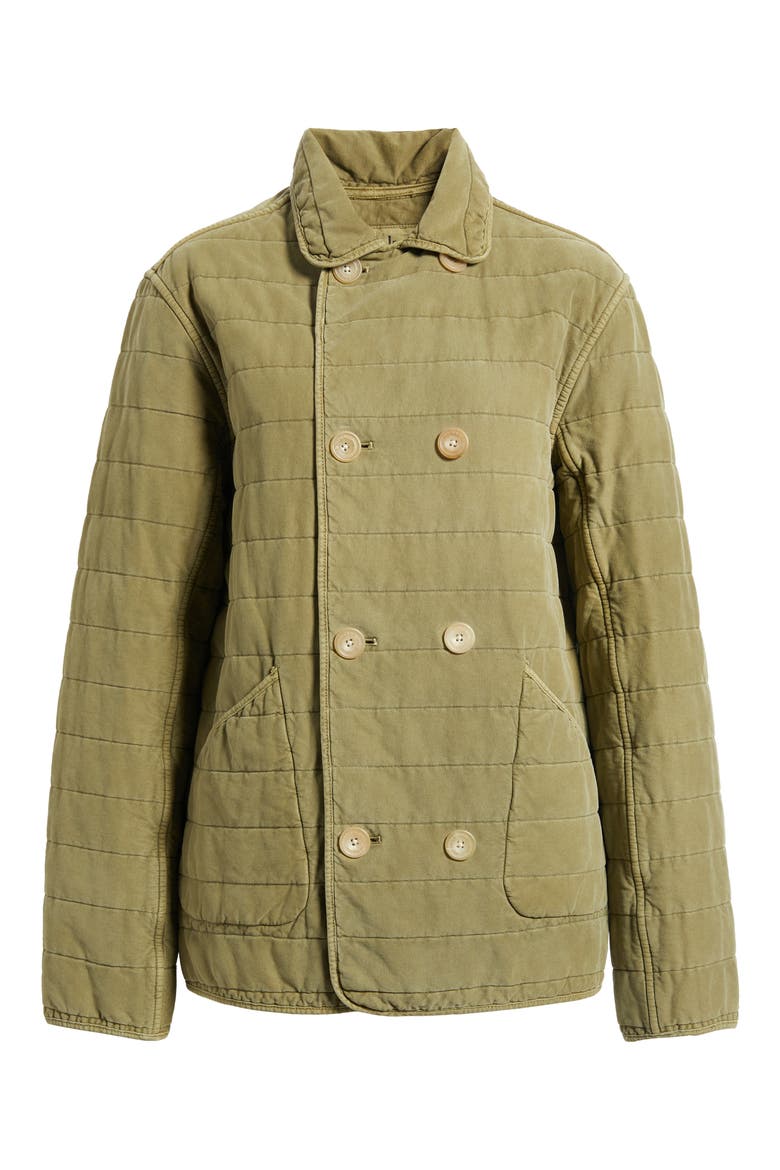 Belfast Cotton Quilted Jacket, Main, color, VINTAGE GREEN