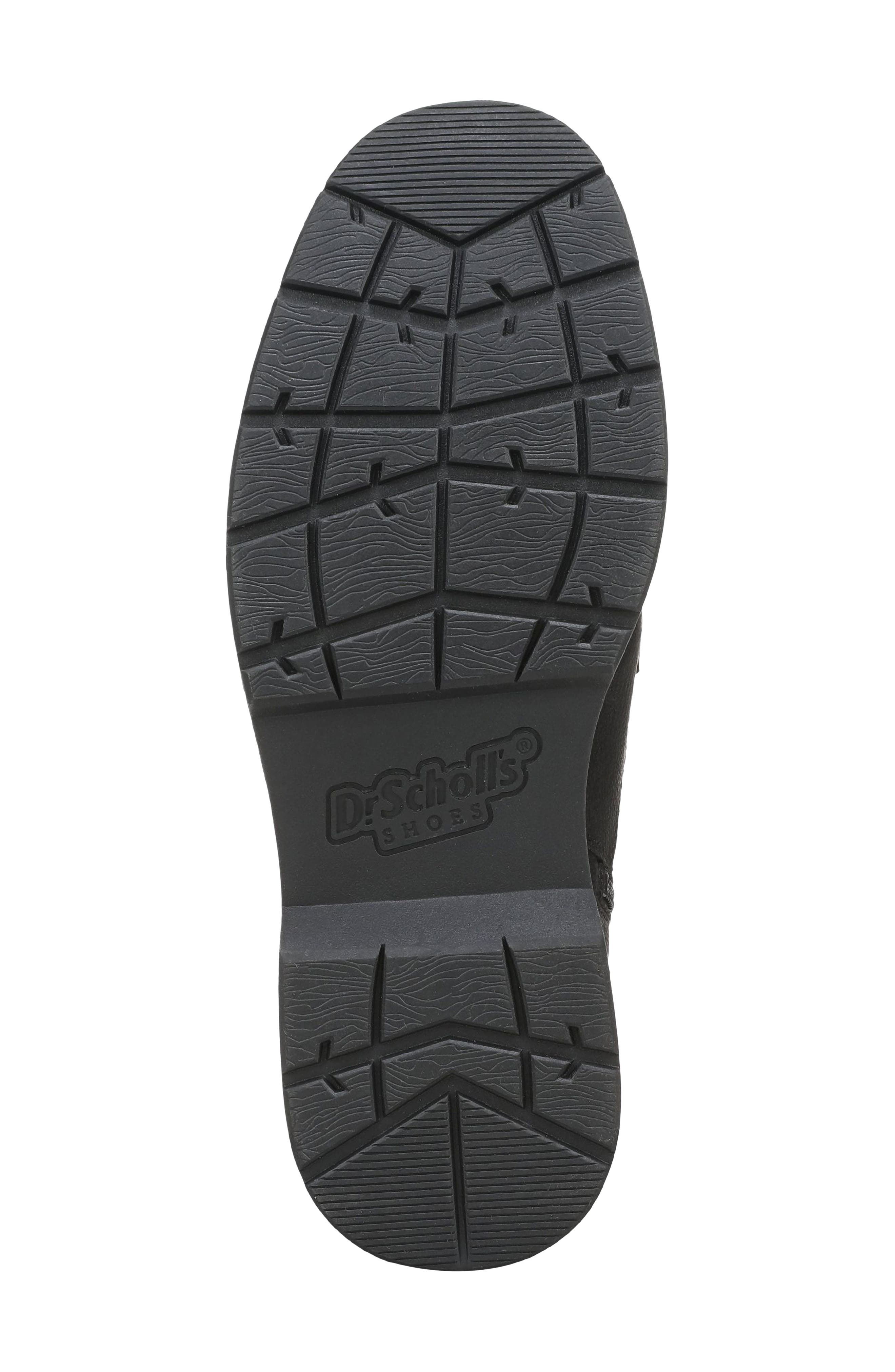 August Faux Leather Boot, Alternate, color, BLACK FAUX LEATHER