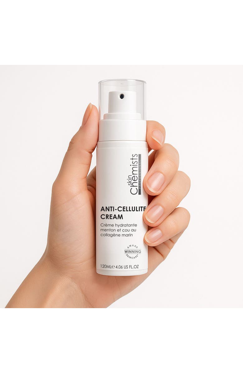 SKINCHEMISTS Anti-Cellulite Cream 120ml for Loss of Firmness, Anti-Aging, Alternate, color, White