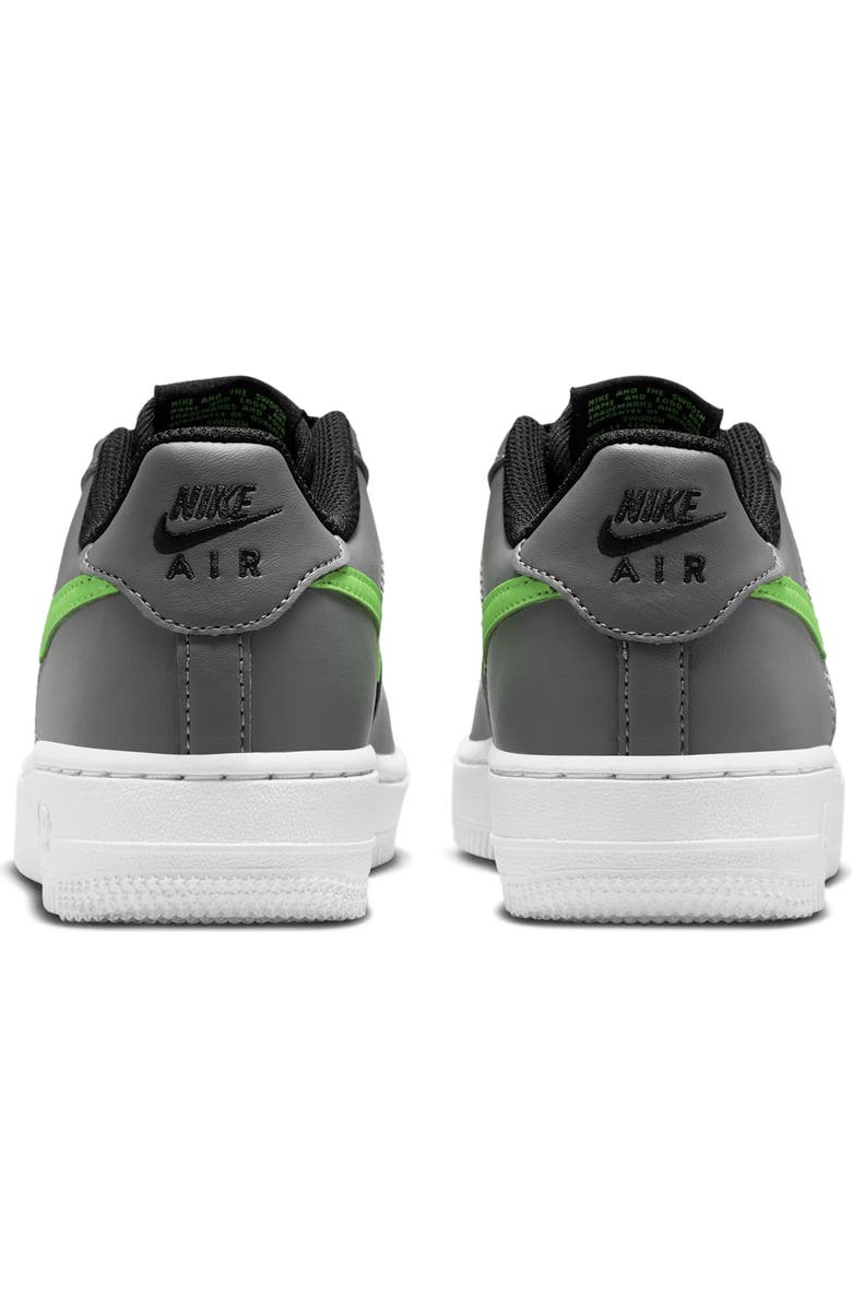 Nike Kids' Air Force 1 Sneaker, Alternate, color, Black/ Smoke Grey