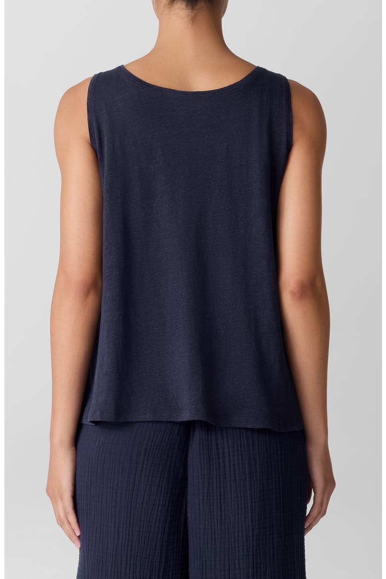 Organic Linen Tank, Alternate, color, INK