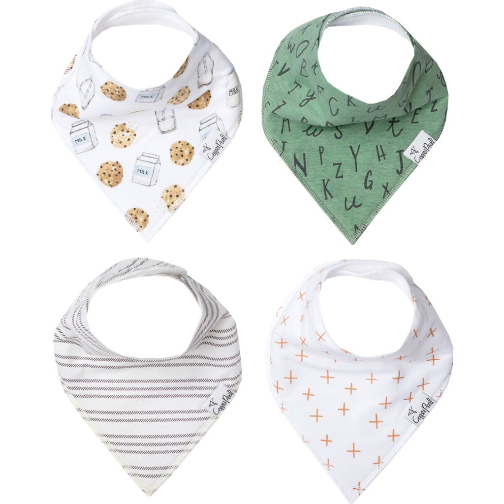 Copper Pearl 4-pack Bandana Bibs In Multi