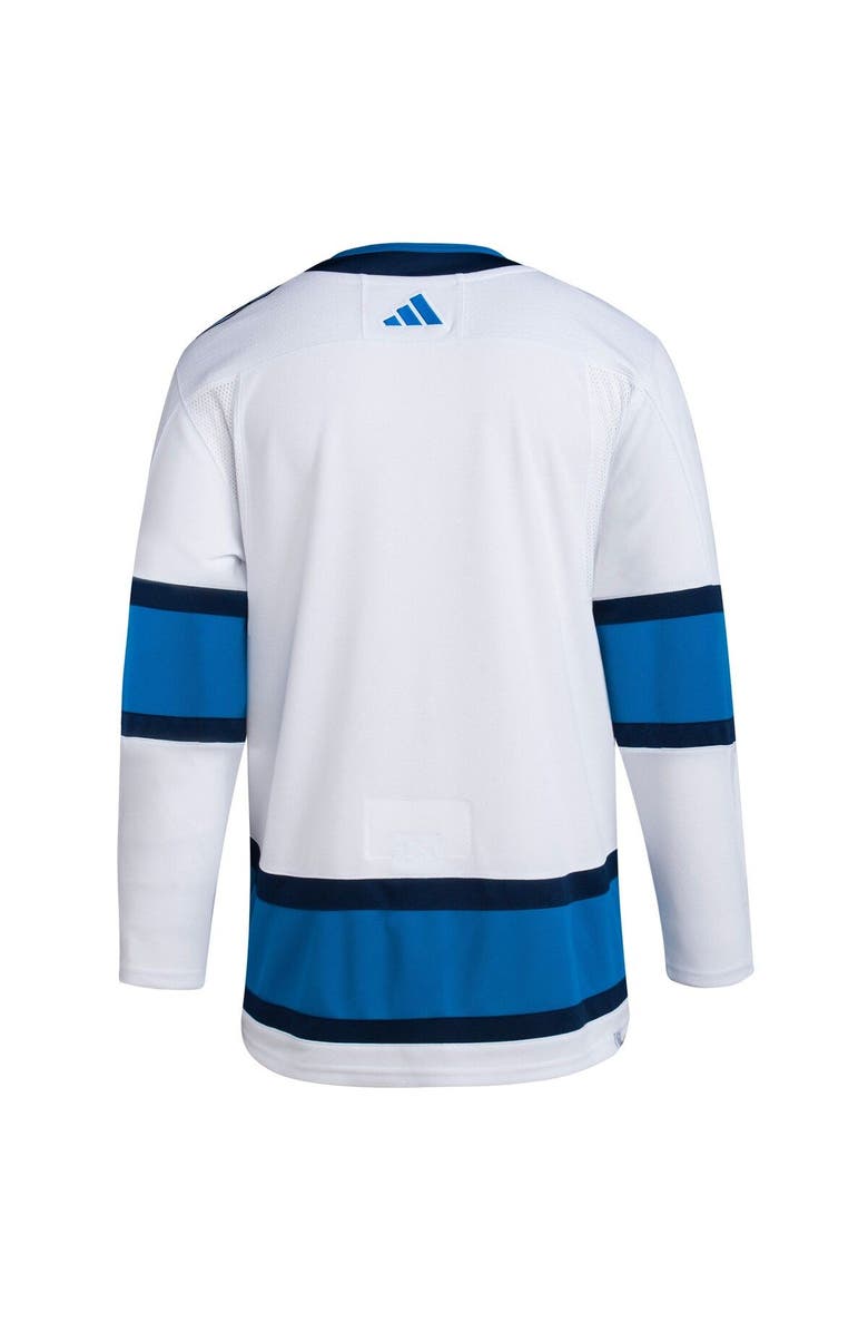 adidas Men's adidas White Winnipeg Jets Reverse Retro 2.0 Authentic Blank Jersey, Alternate, color,