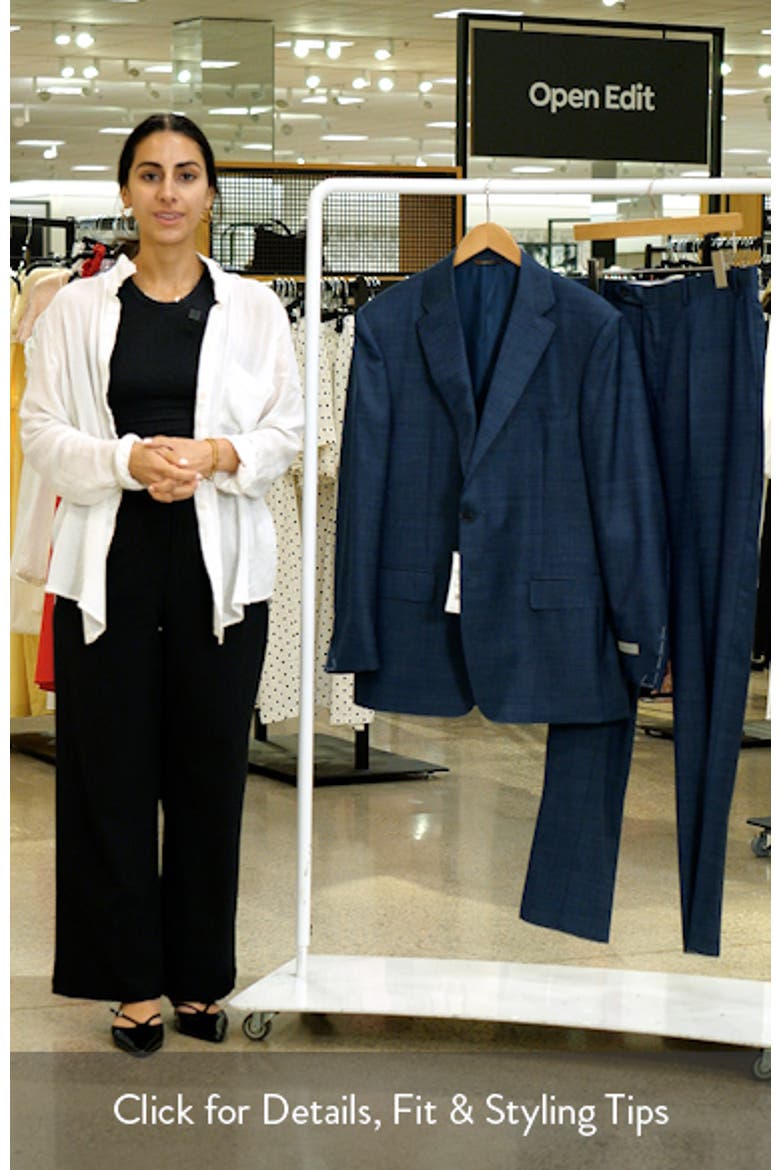 Siena Regular Fit Dark Green Denim Effect Wool Suit video