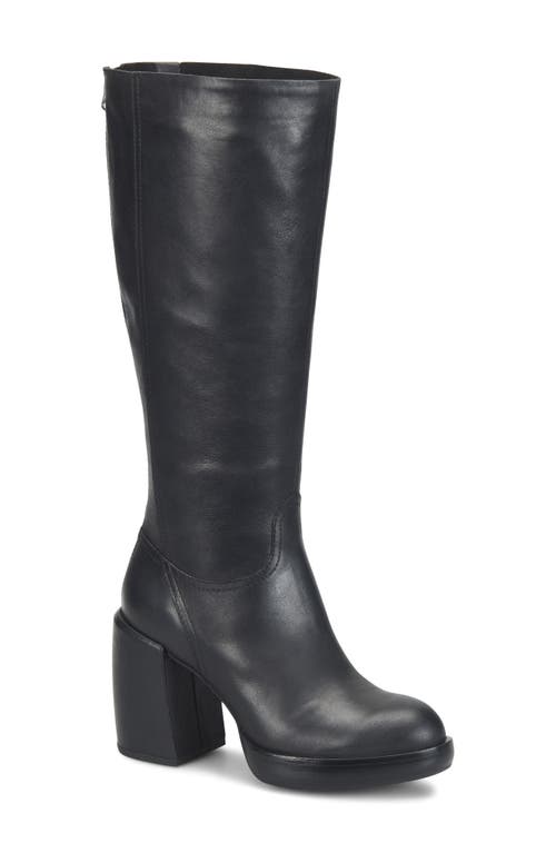 Kork-ease ® Anny Platform Knee High Boot In Black