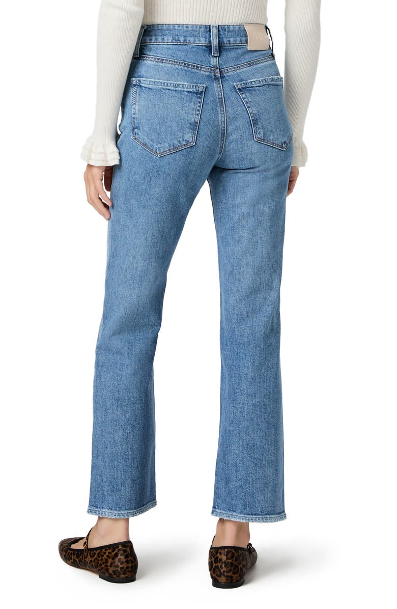 PAIGE Stevie High Waist Ankle Straight Leg Jeans, Alternate, color, Heroes