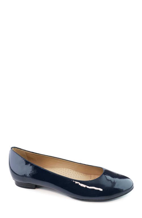 Marc Joseph New York Ferris Leather Ballet Flat In Blue