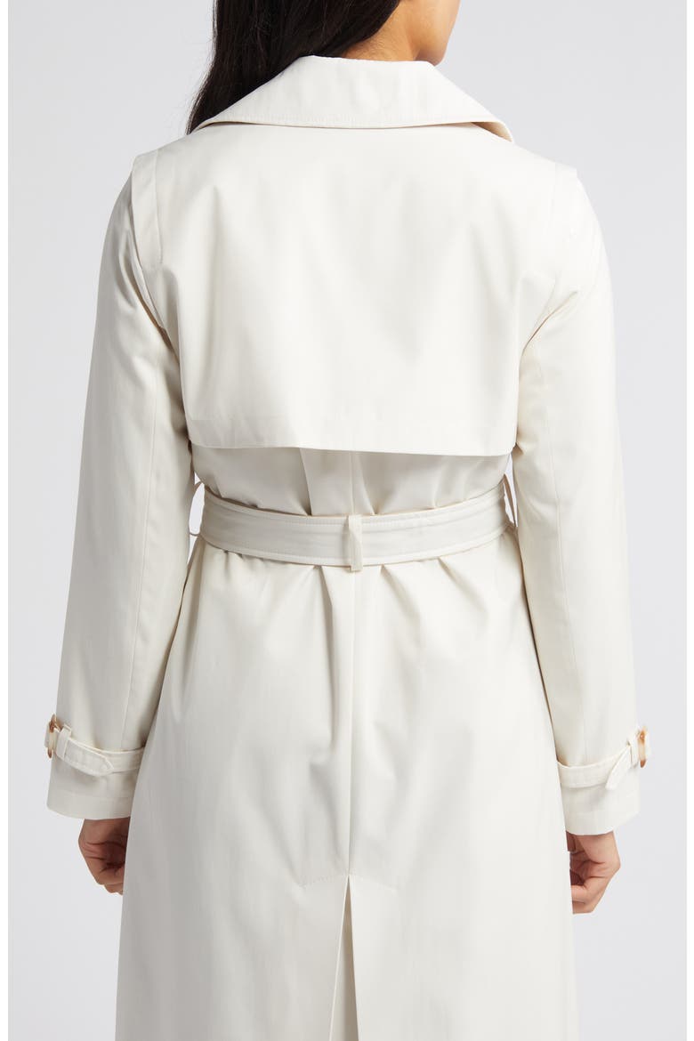 Corduroy Contrast Trench Coat, Alternate, color, LINEN