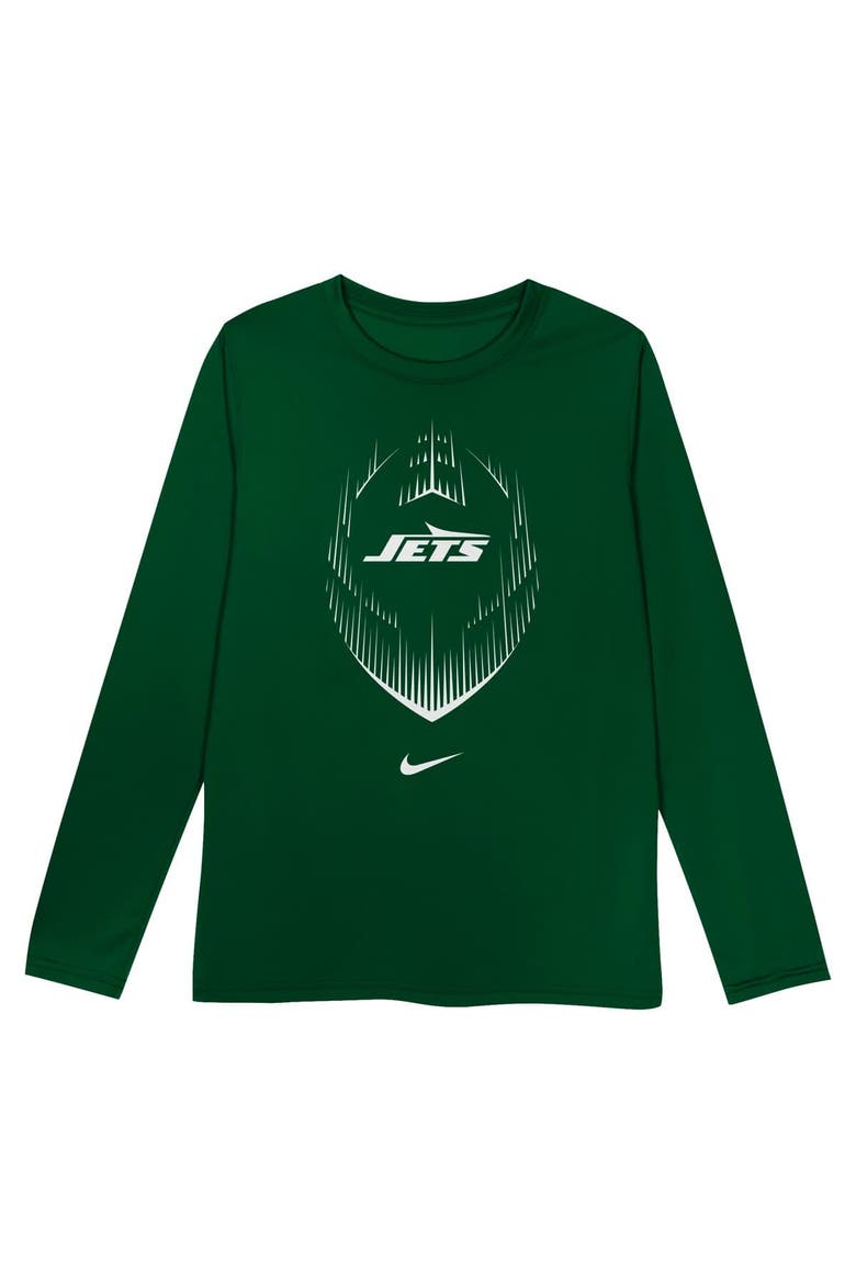 Toddler Nike Green New York Jets Legend Icon Long Sleeve T-Shirt, Alternate, color, Green