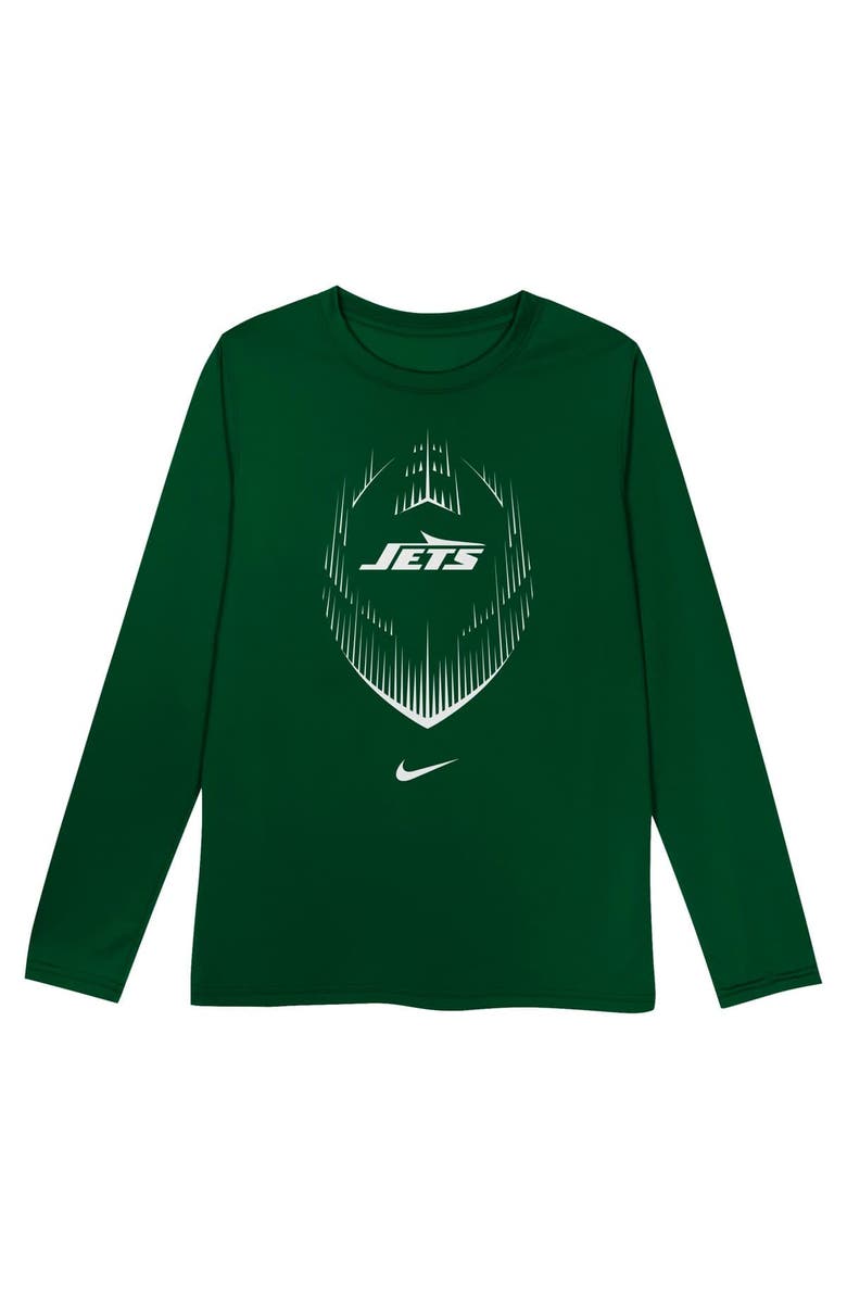 Nike Toddler Nike Green New York Jets Legend Icon Long Sleeve T-Shirt, Alternate, color, Green