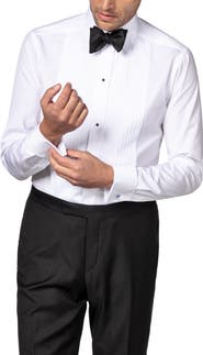 Eton Classic Fit Pleated Bib Tuxedo Shirt