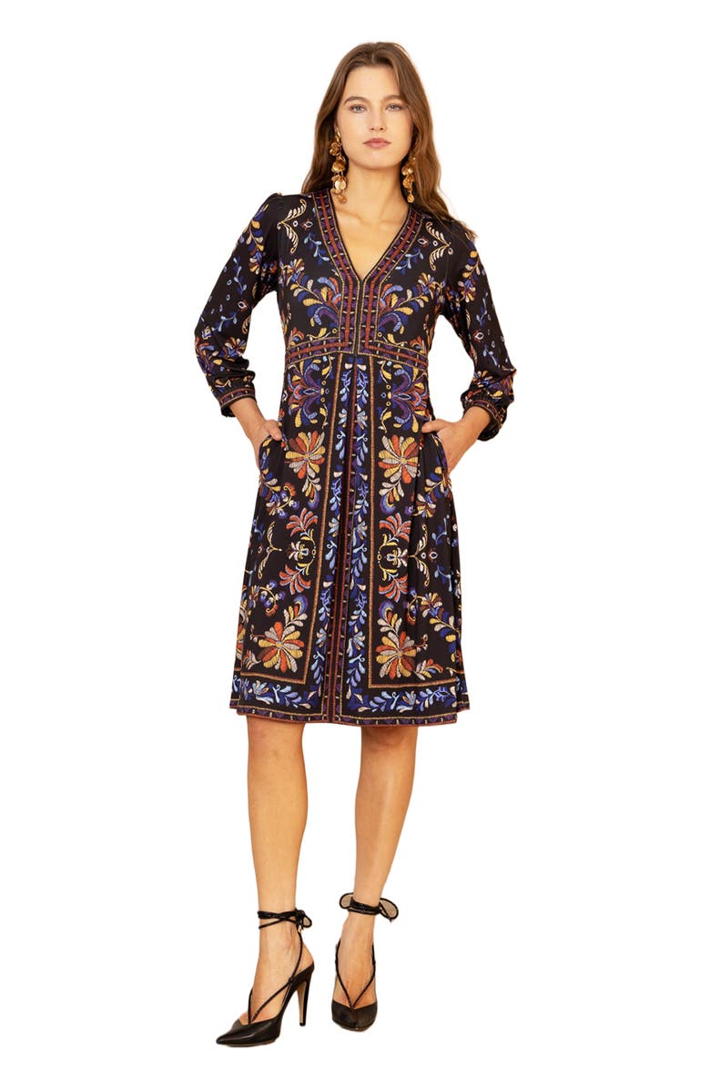 Hale Bob Angelique Jersey Dress, Alternate, color, 