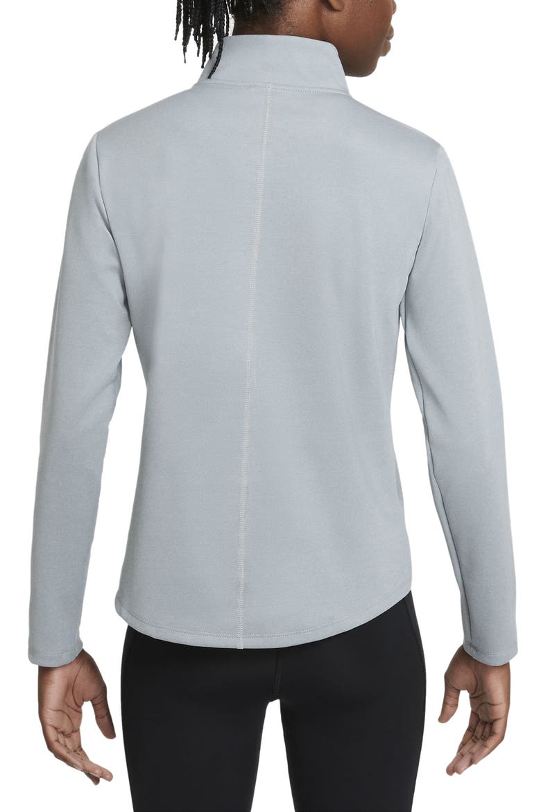 Therma-FIT One Long Sleeve Half Zip Pullover, Alternate, color, PARTICLE GREY/ HEATHER/ BLACK